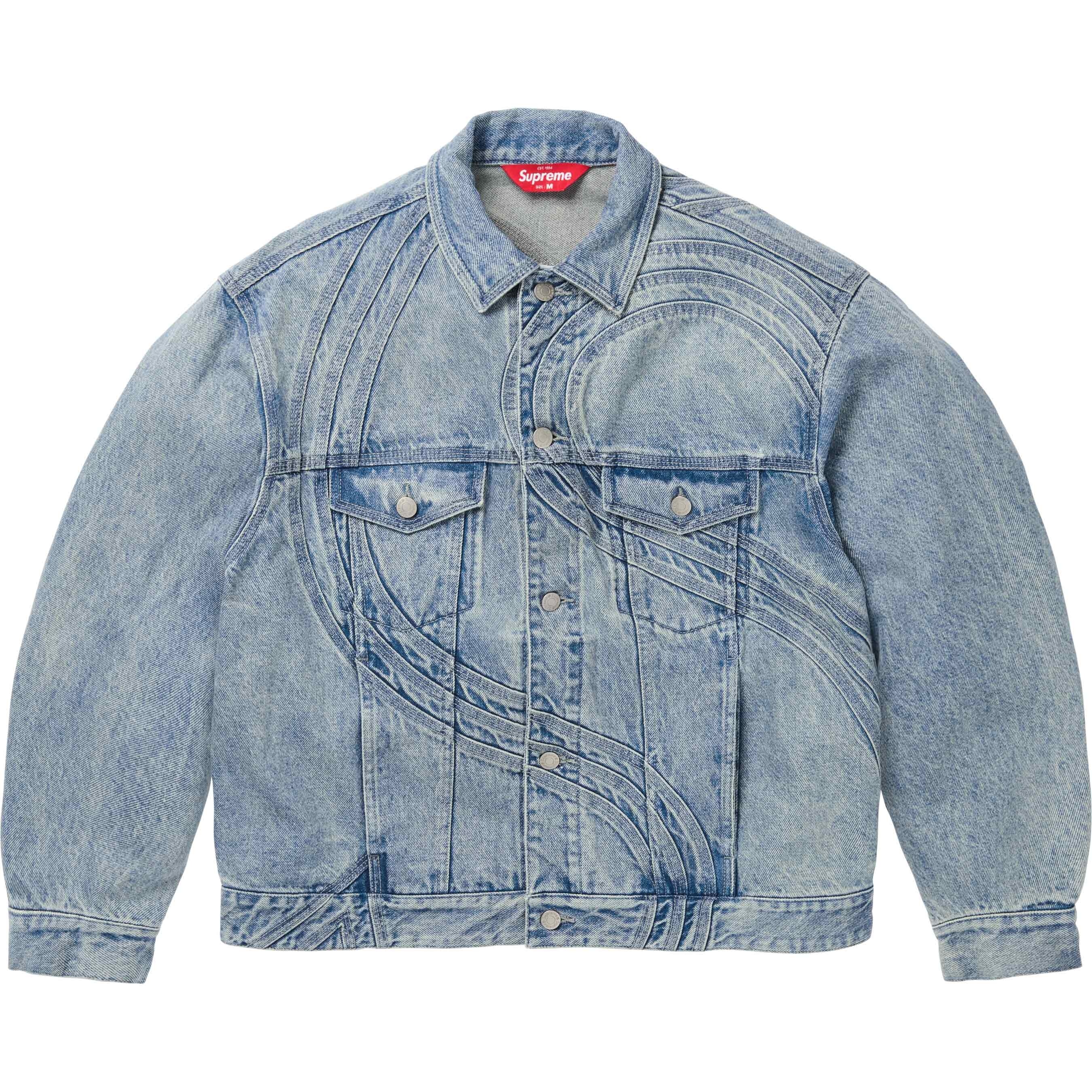 S Logo Denim Trucker Jacket view 15
